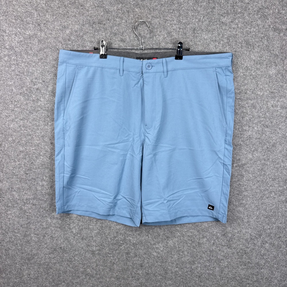 Quiksilver Hybrid Shorts Size 40 Blue 4-Way Stretch Moisture Wicking NWT